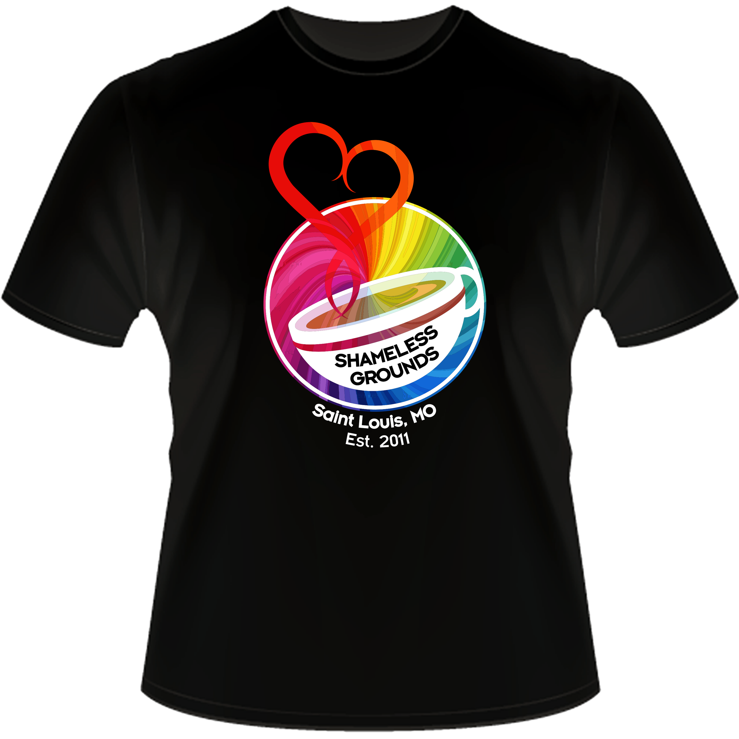 2024 Rainbow Shameless T-Shirt | Shameless Grounds, LLC